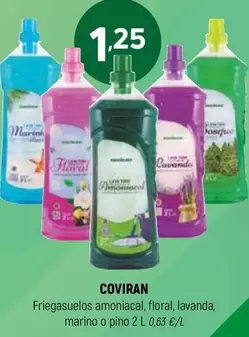 coviran - Friegasuelos Amoniacal, Floral, Lavanda, Marino O Pino