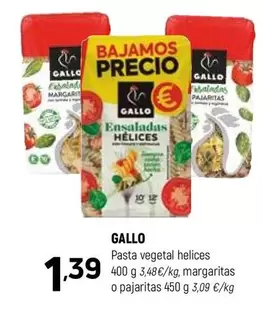 Gallo - Pasta Vegetal Helices