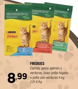 Purina - Friskies Comida Gatos Salmon Y Verduras