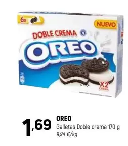 Oreo - Galletas Doble Crema