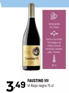 Faustino VII - Vi Rioja Negre