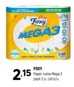 Foxy - Paper Cuina Mega 3
