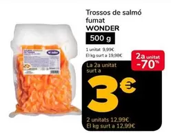 Wonder - Trossos De Salmo Fumat
