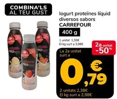 Carrefour - Iogurt Proteines Líquid
