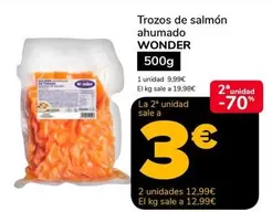 Wonder - Trozos De Salmón Ahumado