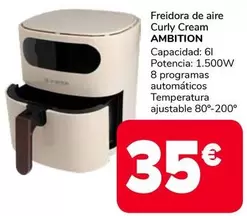 Ambition - Freidora De Aire Curly Cream