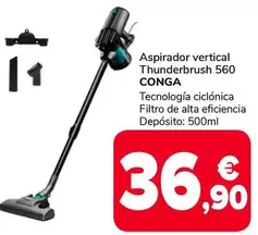 Cecotec - Conga Aspirador Vertical Thunderbrush 560