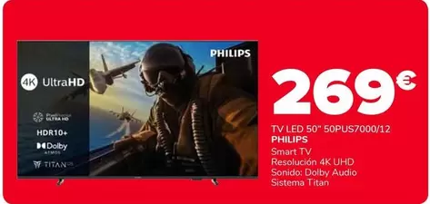 Philips - Tv Led 50" 50PUS7000/12