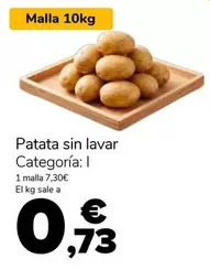 Patata Sin Lavar
