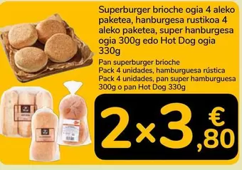 Pan Superburger Brioche
