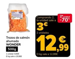 Wonder - Trozos De Salmón Ahumado