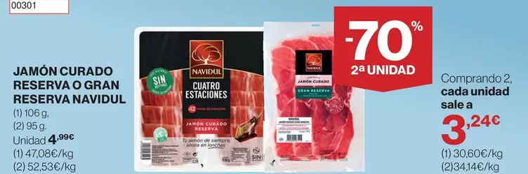 Gran Reserva - Jamón Curado Reserva O Navidul