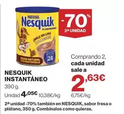Nestlé - Nesquik Instantaneo