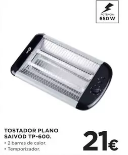 Saivod - Tostador Plano TP-600