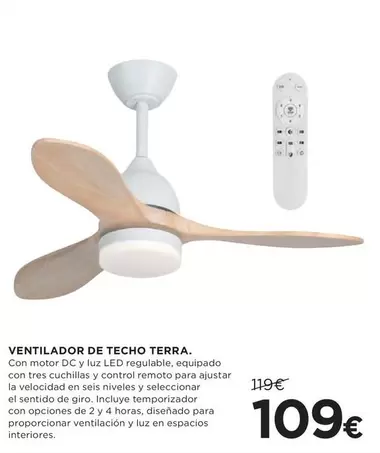 Terra - Ventilador De Techo
