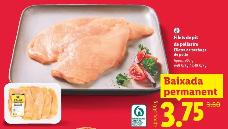 Filetes De Pechuga De Pollo