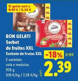 Bon Gelati - Sorbete De Frutas