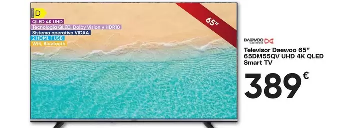 Dewalt - Televisor 65" 6dm85gow Uhd 4k Qled Smart Tv