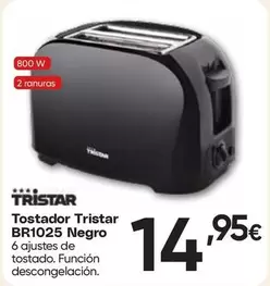 Tristar - Tostador BR1025 Negro