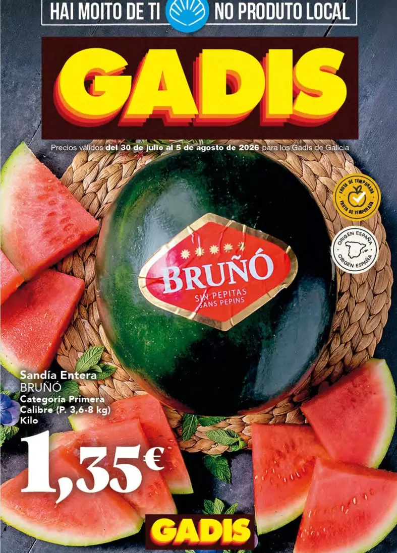 Galicia - Sandía Entera