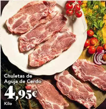 Chuletas De Aguja De Cerdo