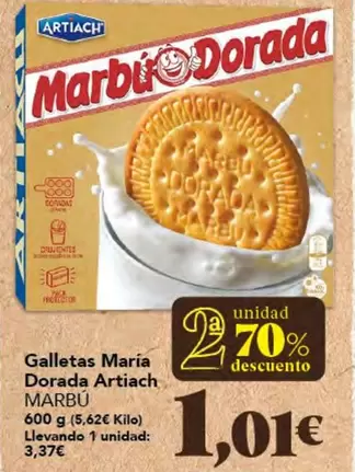 Artiach - Galletas Maria Dorada