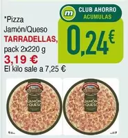 Casa Tarradellas - Pizza Jamon/Queso