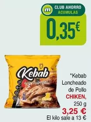 Kebab Loncheado De Pollo