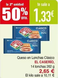 El Caserío - Queso En Lonchas Clásico
