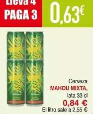 Mahou - Cerveza Mixta