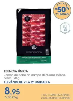 ESENCIA ÚNICA COVAP - Jamón De Cebo De Campo 100% Raza Ibérica