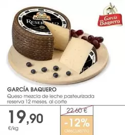 García Baquero - Queso Mezcla De Leche Pasteurizada Reserva 12 Meses, Al Corte