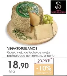 Vega Sotuelamos - Queso Viejo De Leche De Oveja Pasteurizada Con Romero