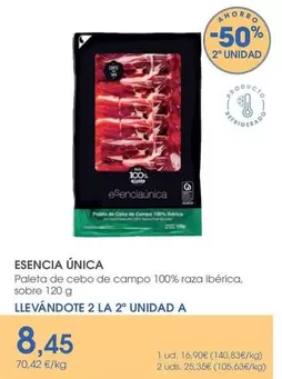 ESENCIA ÚNICA COVAP - Paleta De Cebo De Campo 100% Raza Iberica, Sobre