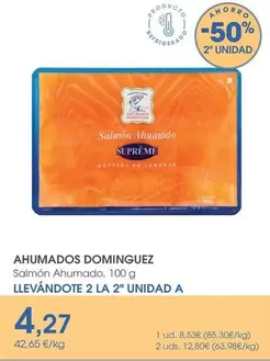 Ahumados Domínguez - Salmón Ahumado