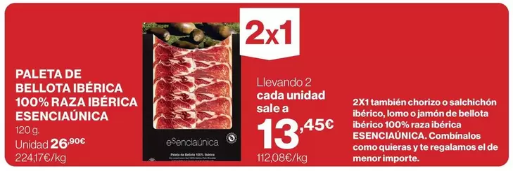 ESENCIA ÚNICA COVAP - Paleta De Bellota Iberica 100% Raza Iberica
