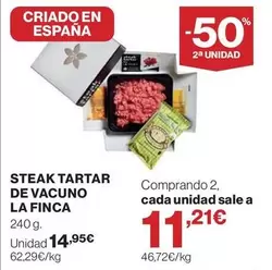 La Finca - Steak Tartar De Vacuno
