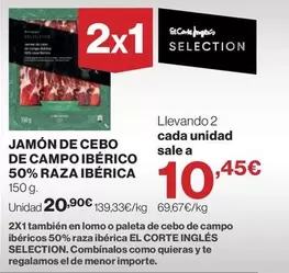 seleccion - Jamón De Cebo De Campo Ibérico 50% Raza Ibérica