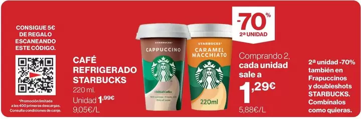 starbucks - Cafe Refrigerado