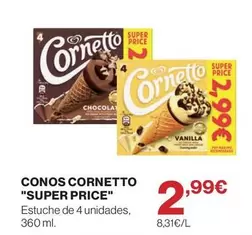 Conos Cornetto "super Price"