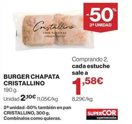 Cristalino - Burger Chapata