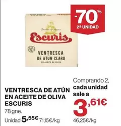 Escuris - Ventresca De Atun En Aceite De Oliva