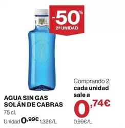 Solán de Cabras - Agua Sin Gas