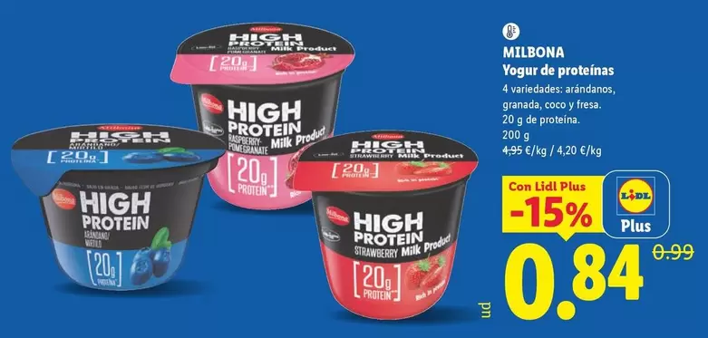 Milbona - Yogur De Proteinas