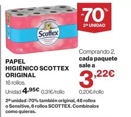 Scottex - Papel Higiénico Original