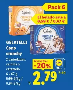 Gelatelli - Cono Crunchy