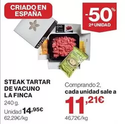 La Finca - Steak Tartar De Vacuno