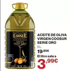 Coosur - Aceite De Oliva Virgen Serie Oro
