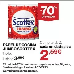 Scottex - Papel De Cocina Jumbo