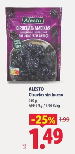 Alesto - Ciruelas Sin Hueso